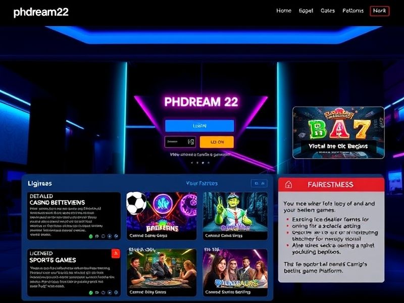 Welcome to phdream22login.com – your trusted hub for casino games, poker, sports betting, and exclusive bonuses. Log in securely, discover thrilling gambling options, and start playing today.
