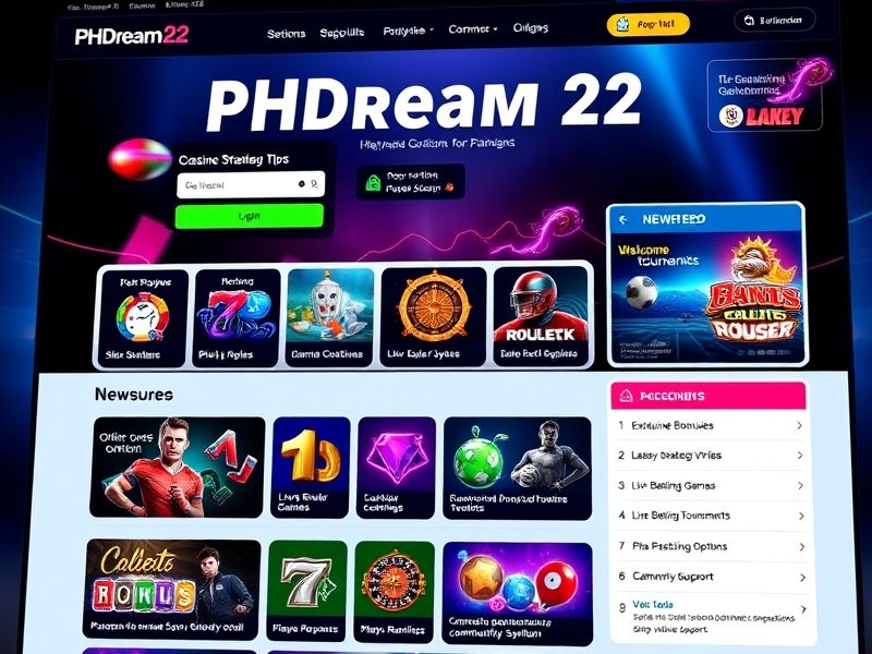 Welcome to phdream22login.com – your trusted hub for casino games, poker, sports betting, and exclusive bonuses. Log in securely, discover thrilling gambling options, and start playing today.